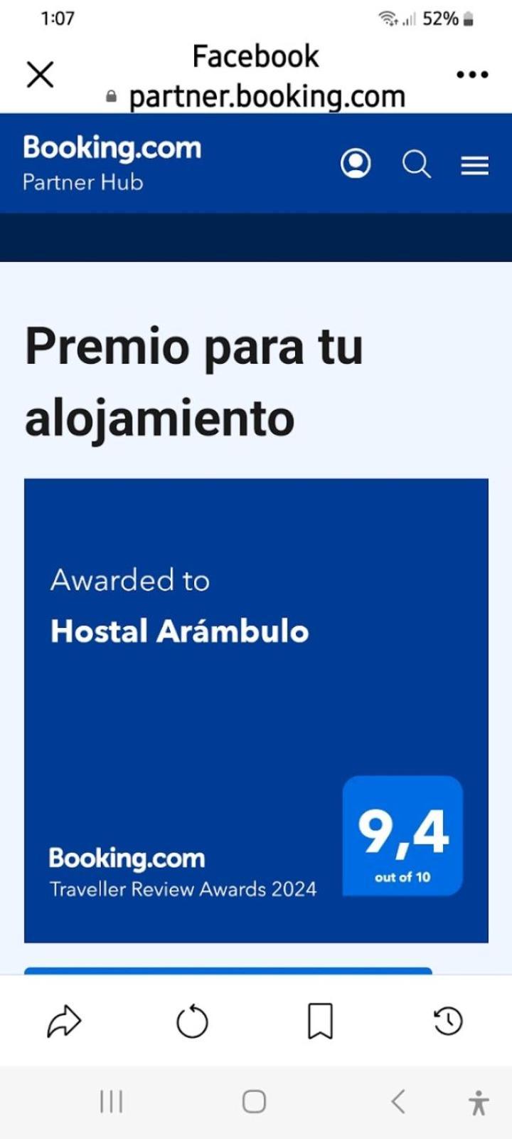 Hostal Arambulo Villavieja Bagian luar foto